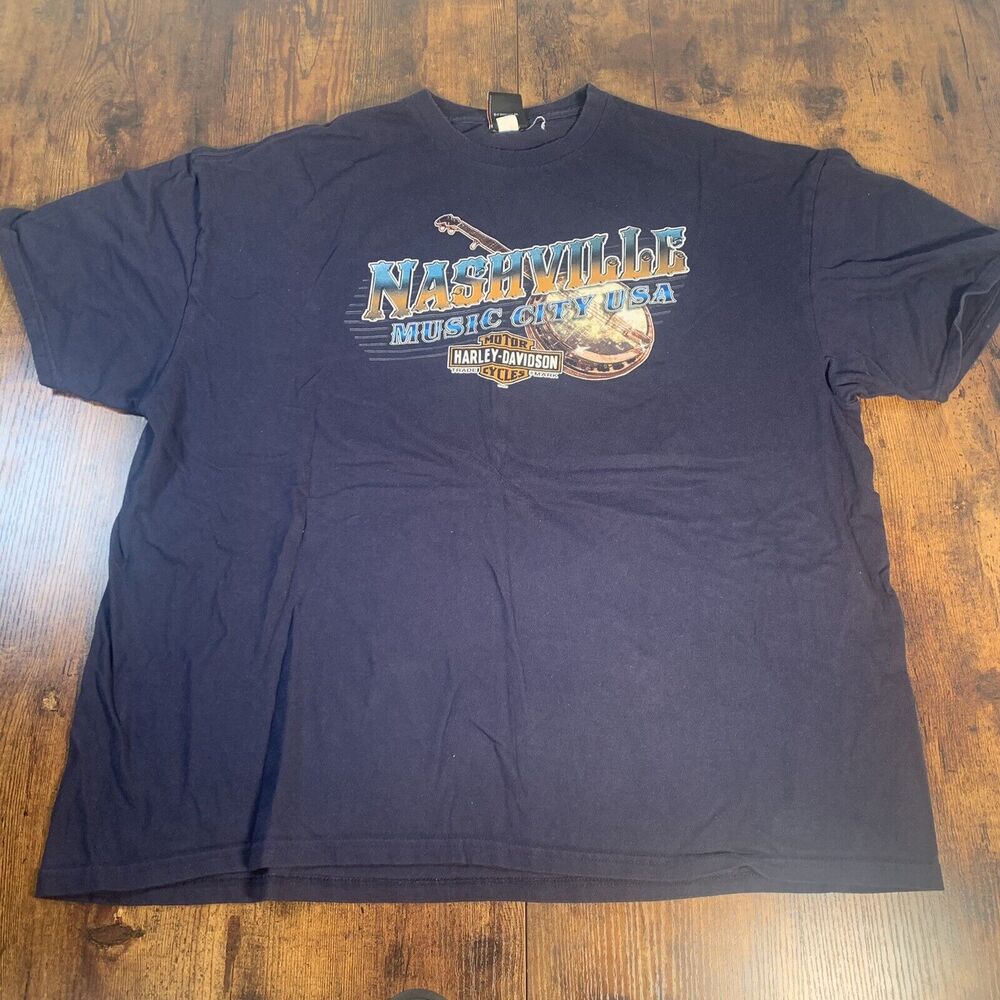 Harley‎ Davidson Men's Shirt size XXL 2012 Nashville Music City Boswell, TN